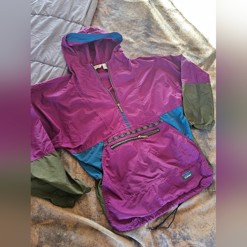 Eddie Bauer Vintage Rain Wind Breaker  Men's Large